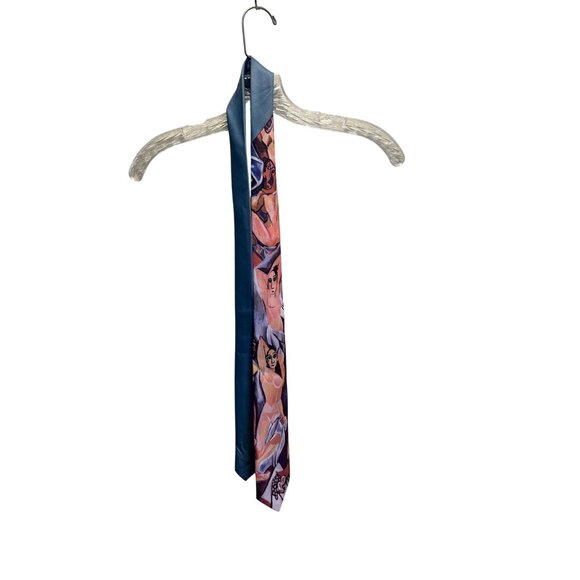 Ralph Marlin Picasso Inspired Polyester Tie - Picture 1 of 4